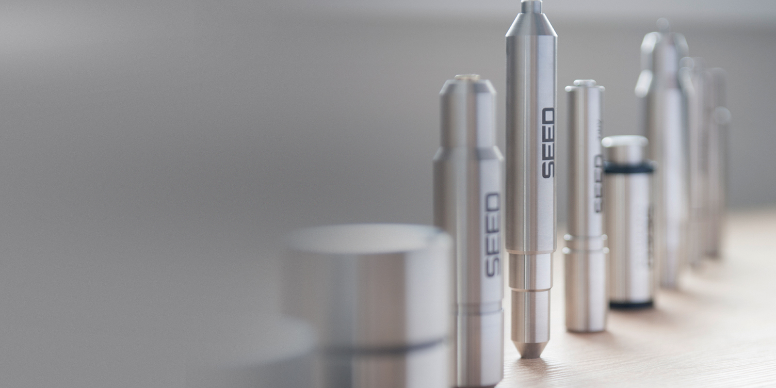 All SEED tattoo machines on table